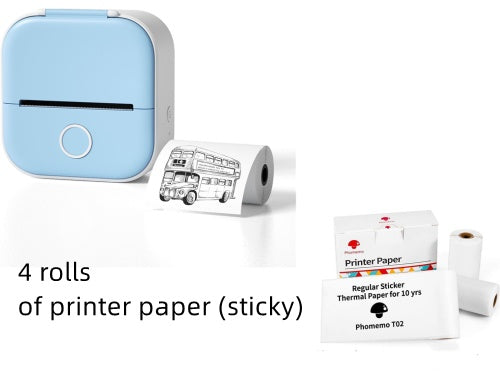 Compact Bluetooth Label & Photo Printer